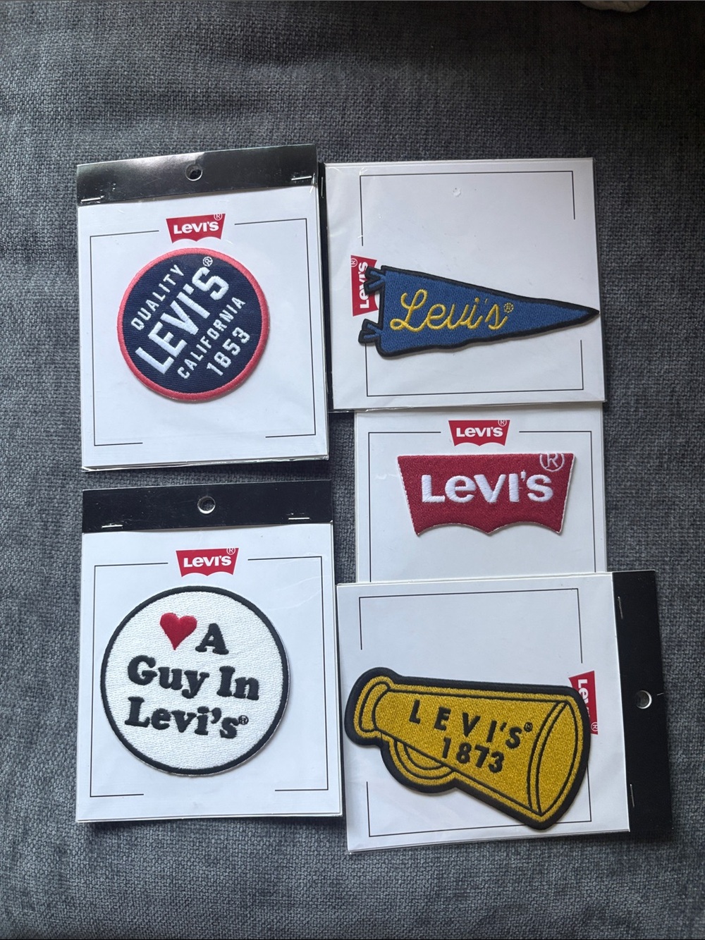 Levi's Assorted Logo & Patch Set
